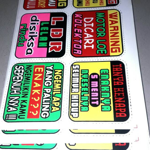 

10 pcs Stiker tempel