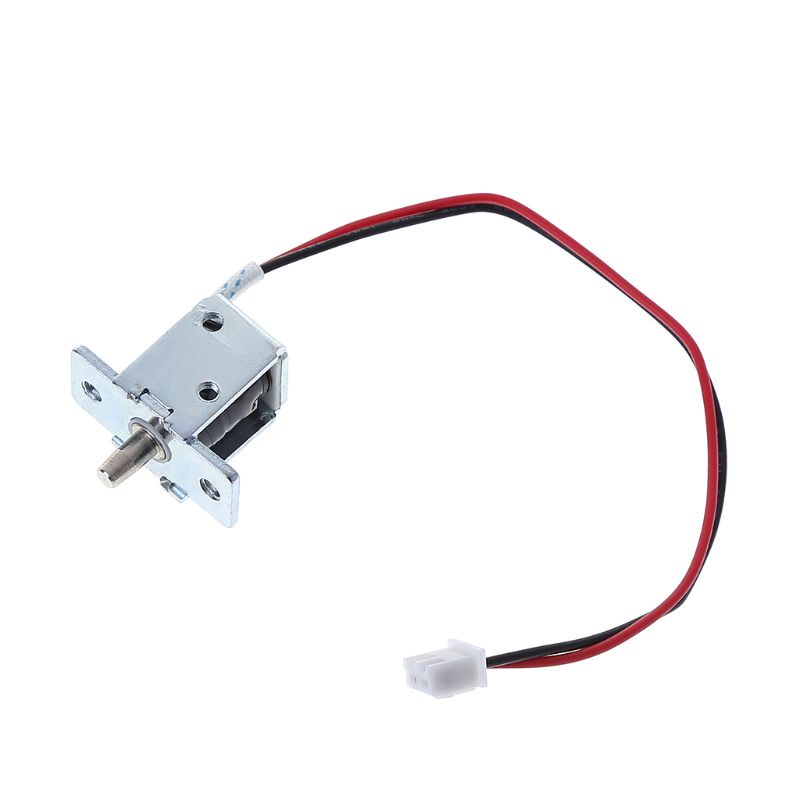 Gro Slim 12V/0.5 A Kunci Solenoid Elektromagnetik Aman Ukuran Kecil Mudah Dipasang Untuk Electirc Lock Lemari Pintu Laci L