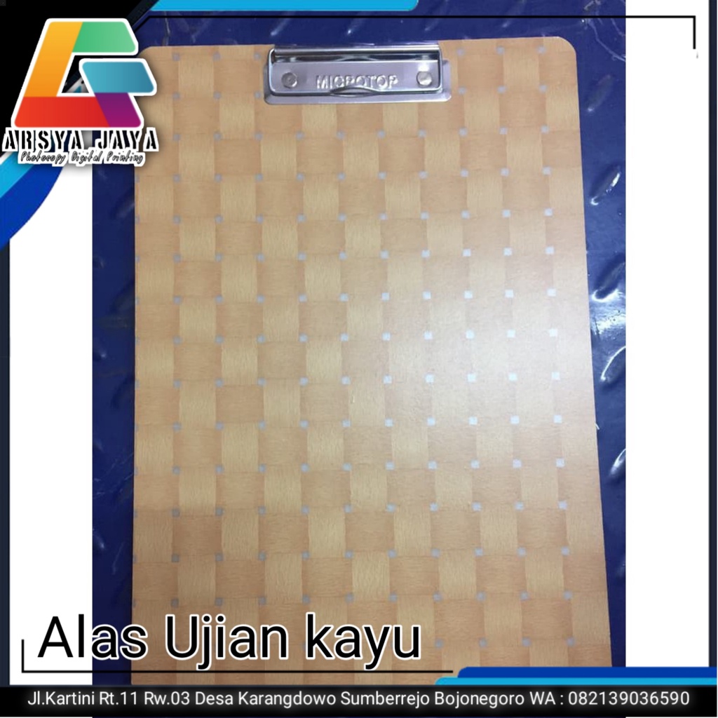 

Papan jalan / Clipboard / Papan Ujian / Papan dada Kayu Uk folio