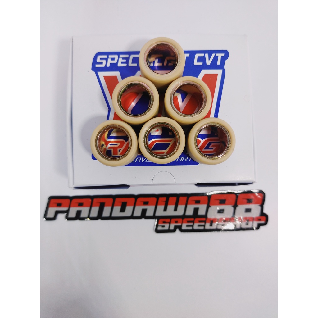 Roller 1set (6pcs) KURAWA RACING Nmax/Aerox/Lexi/Xeon/Mio M3/Fino 125/X-Ride 125/Mio Z/Mio S/Mio GT 125 | CVT |