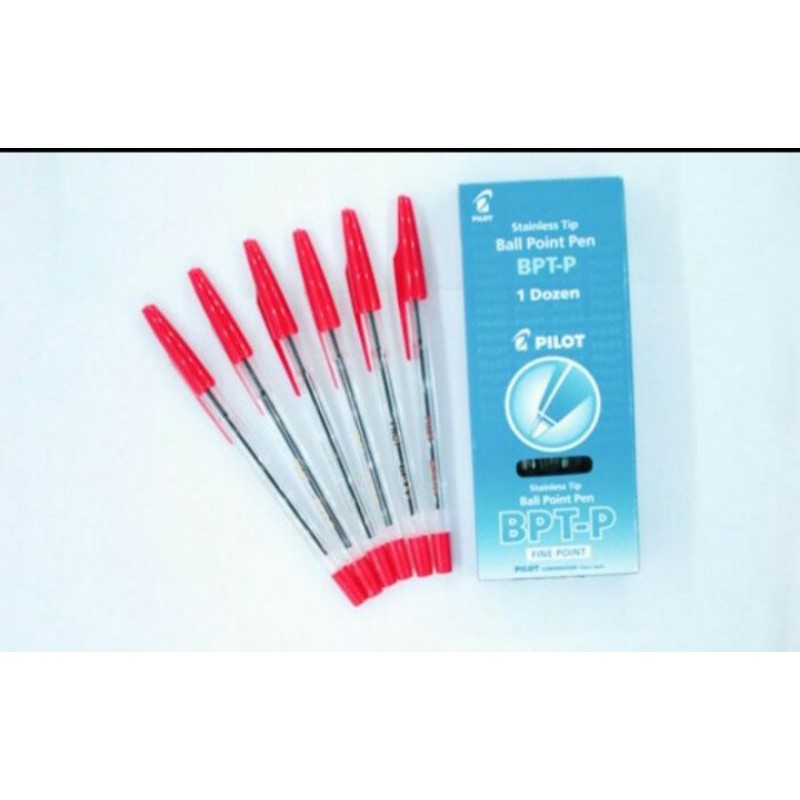 

PULPEN / PEN / BALLPOINT WARNA MERAH PILOT BPTP ASLI ORIGINAL TERMURAH