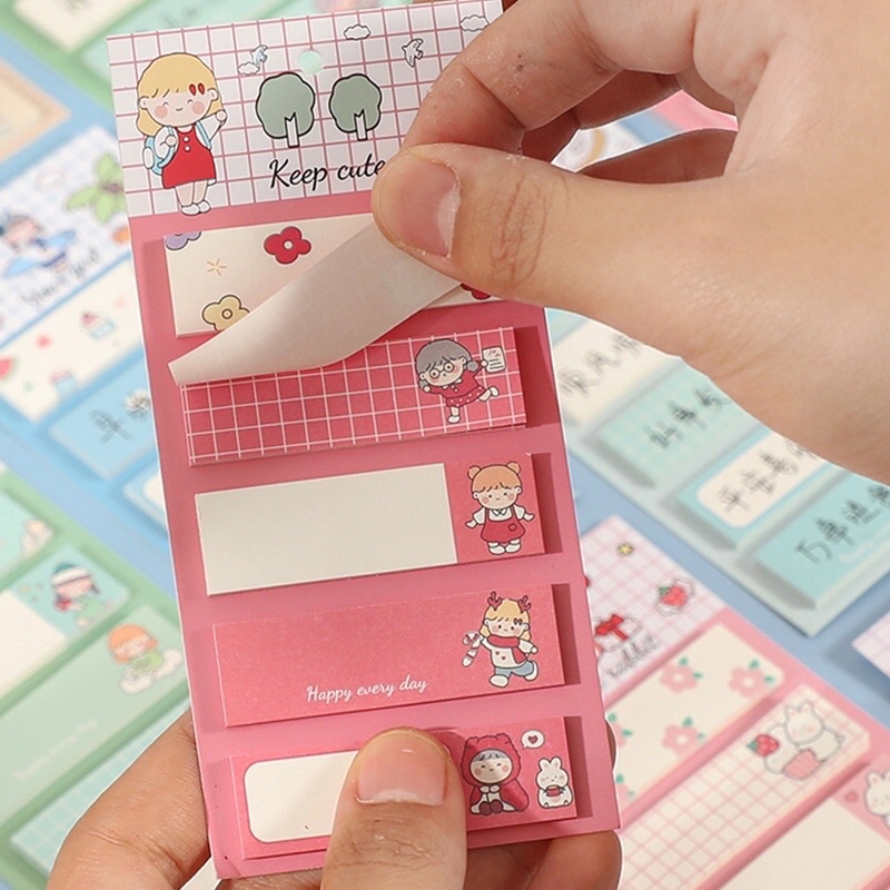 READY MEMO STICKY NOTE INDEKS PEMBATAS BUKU CATATAN TEMPEL DINDING AESTHETIC FANCY MIX CUTE LUCU KARAKTER KARTUN HEWAN PASTEL KELINCI BERUANG ORGANIZER GRID IMPOR DESAIN ANAK PEREMPUAN MOTIF REMAJA CEWEK KOREA KAWAII PINK BUJO SCRAPBOOK JURAL DIARY KECIL