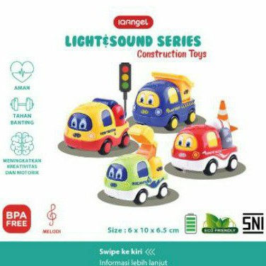 IQANGEL Light &amp; Sound Construction Toys Kode IQ MS 1029