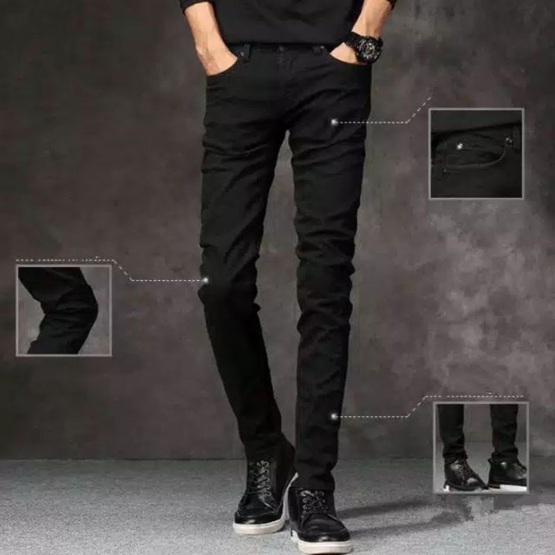 Celana Jeans Pensil Slimfit Cowok | Celana Skinny Street