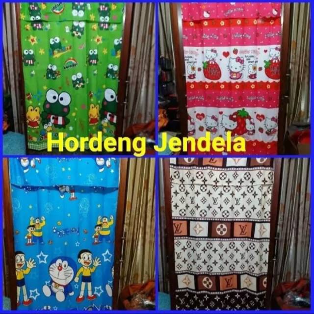 Hordeng jendela ukuran 60x150 cm