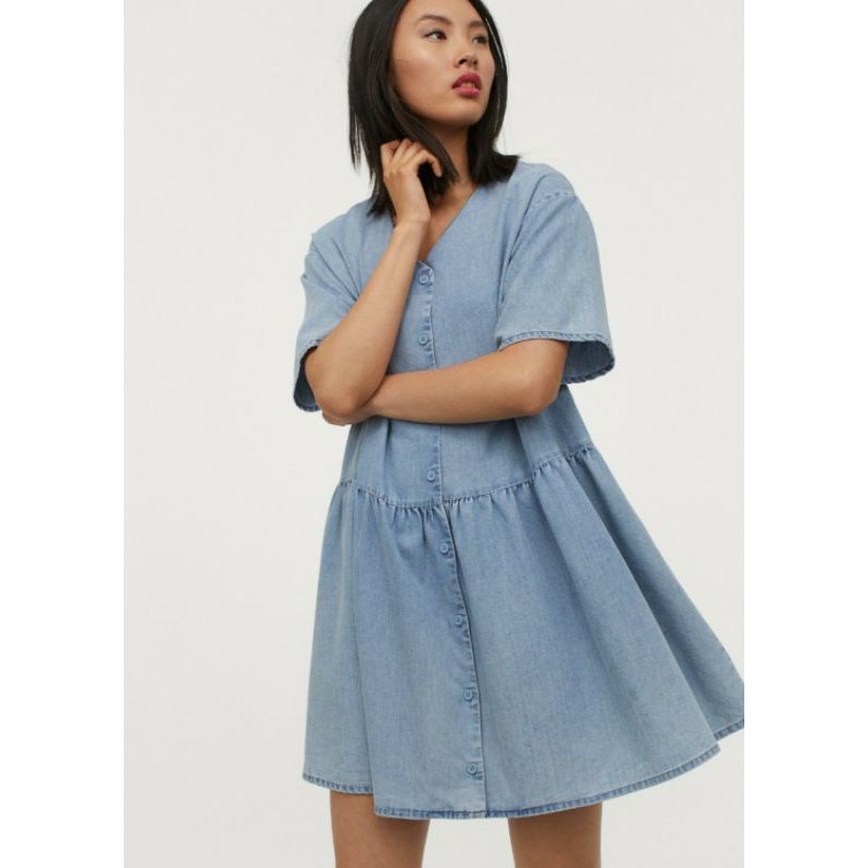 H&M Oversized Denim Jeans Dress