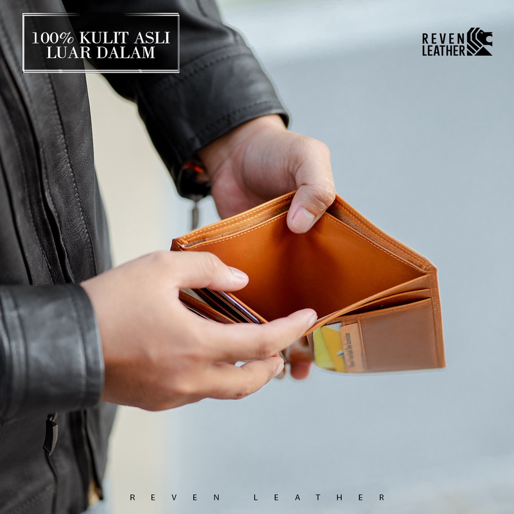 Dompet Kulit Premium Wallet 16 SLOT CARD Fashion Cowok Pria Full Kulit Asli Original Branded Stylish