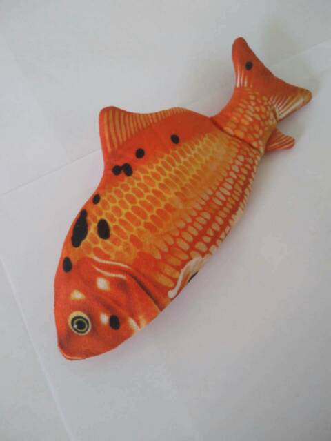 Boneka Ikan Nemo Ikan Mas USB Bisa Gerak Niru suara Musik LED Import