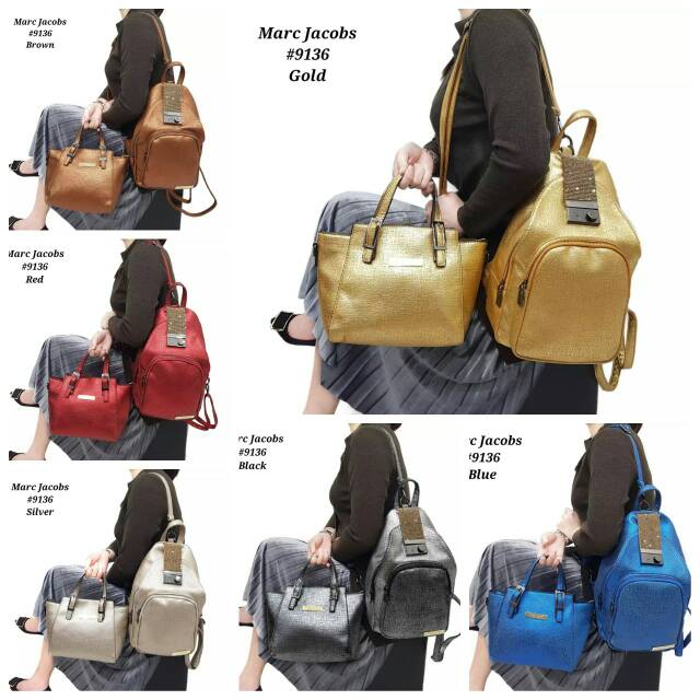Tas + Ransel MarcJacobs Ransel Set