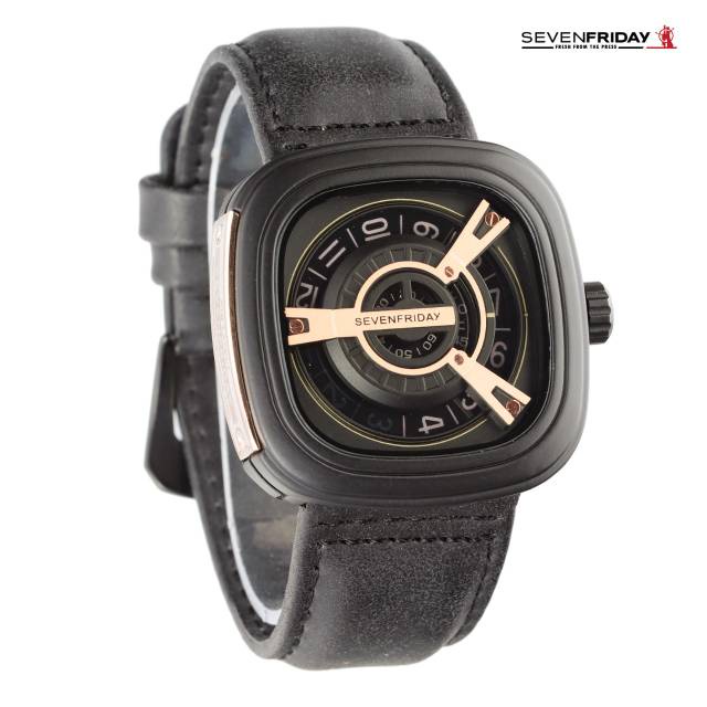 Jam Tangan Pria/Cowok Seven-friday M2 Strap Kulit