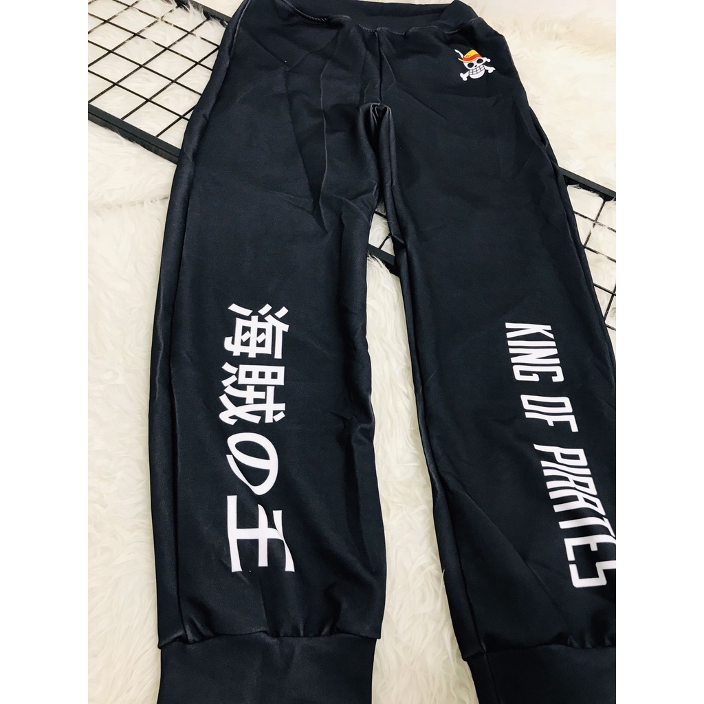 Jogger Pants Onepiece King Of Pirates Anime Manga Premium Unisex