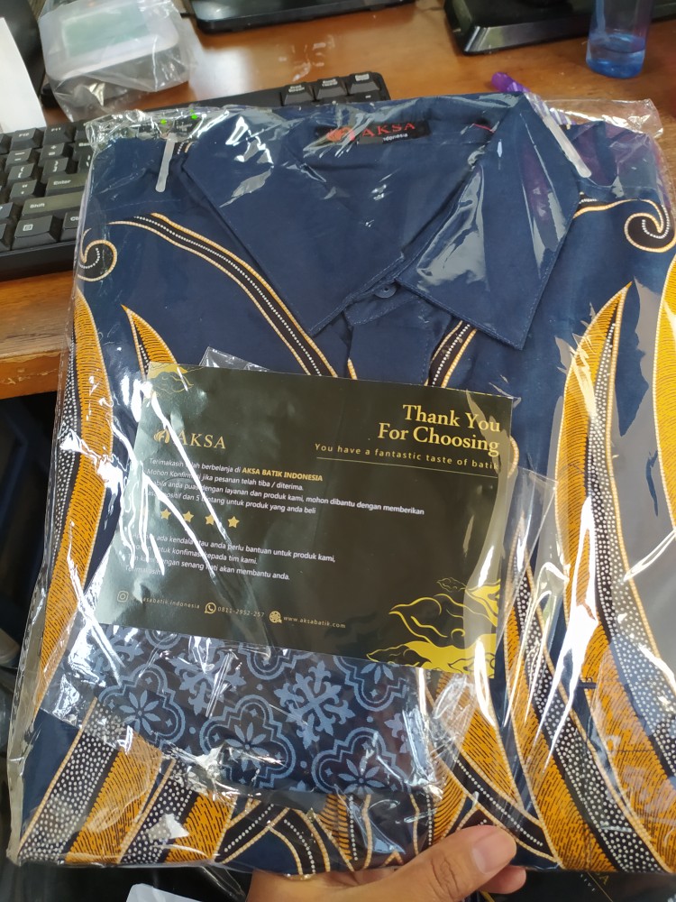 Hem Pendek Aksa Batik Melviano Gracelia