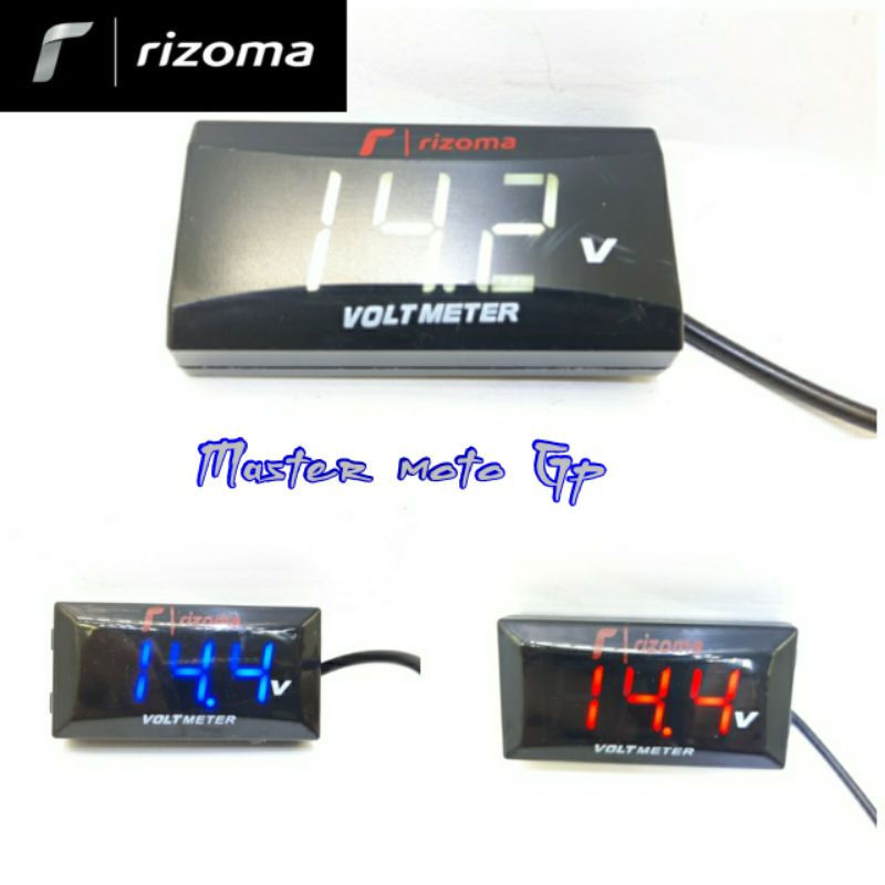 Volt meter Rizoma Voltmeter digital rizoma anti air voltmeter aki