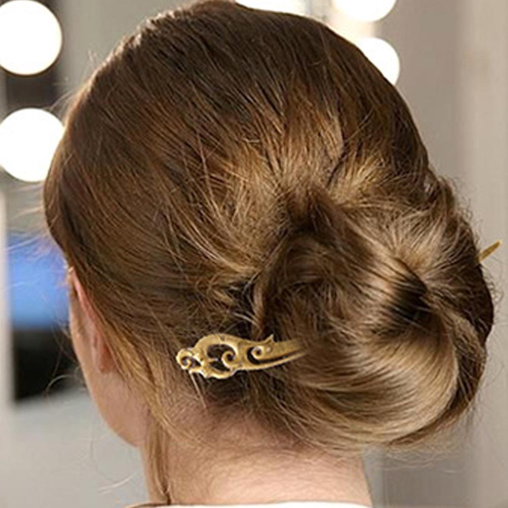 NEEDWAY Jepit Rambut Tradisional Vintage Wanita Pengantin Logam Gadis Etnik Hiasan Kepala