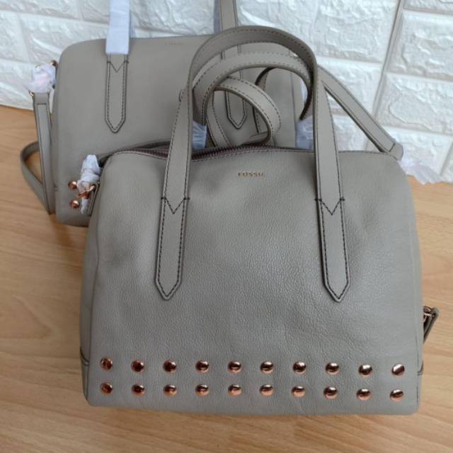  TAS  FOSSIL  ORIGINAL SYDNEY SATCHEL SIDNEY SATCHEL TAUPE 