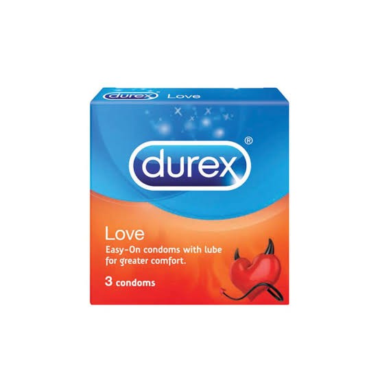 KONDOM DUREX LOVE 3S PRIVASI AMAN