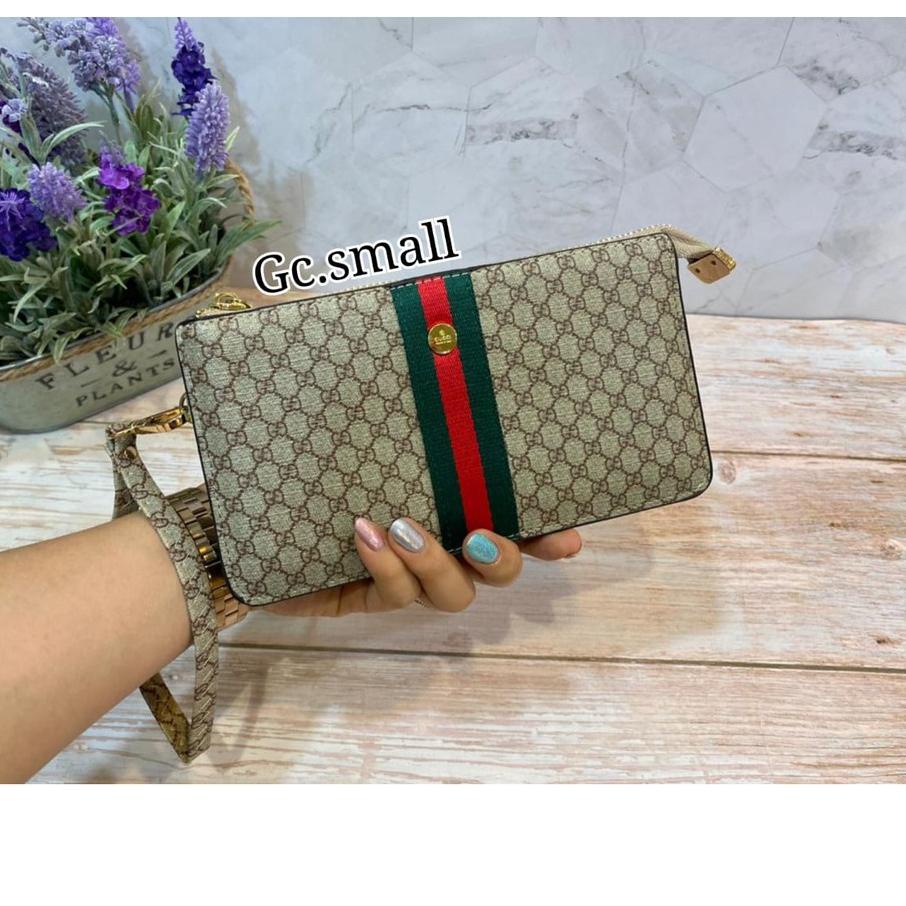 ✈ Pouch Dompet 3 Ruang 6866 Tas Tangan Impor Quality Cluct Import ❀