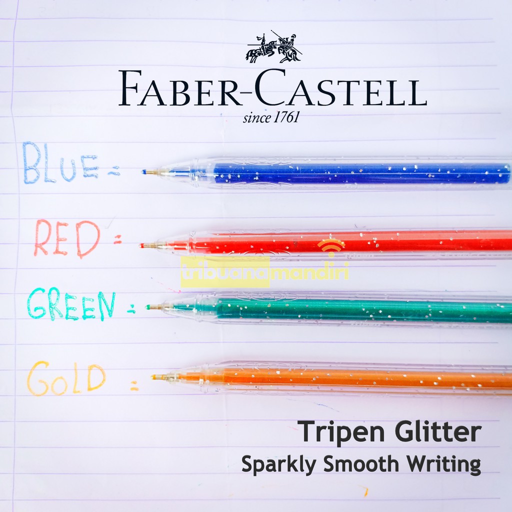 

Pen Faber Castell Tripen Glitter (satuan)