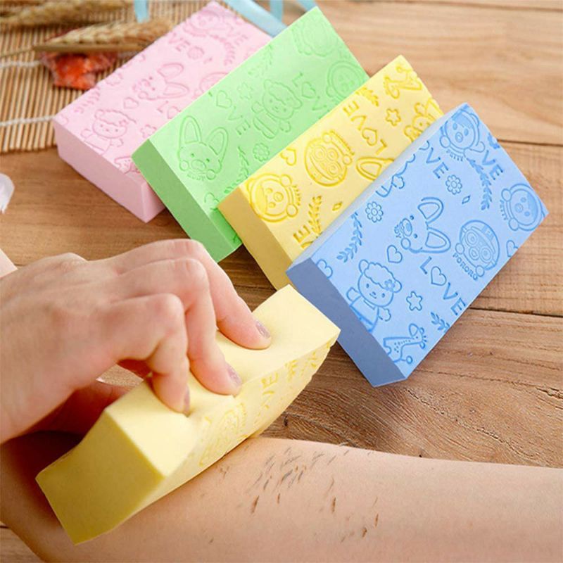 Spon mandi lembut bayi, anak, dewasa penghilang daki sponge spons