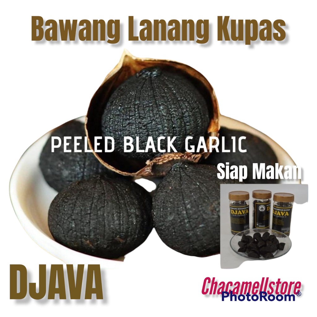 

BLACK GARLIC BAWANG PUTIH HITAM KUPAS LANANG / TUNGGAL DJAVA TERMURAH