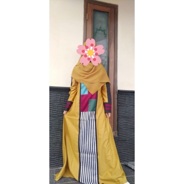 GAMIS TOYOBO TUNEECA BUNGA/ GAMIS TUNEECA KW / GAMIS FIZZI / GAMIS KATUN TOYOBO/GAMIS MUSLIM