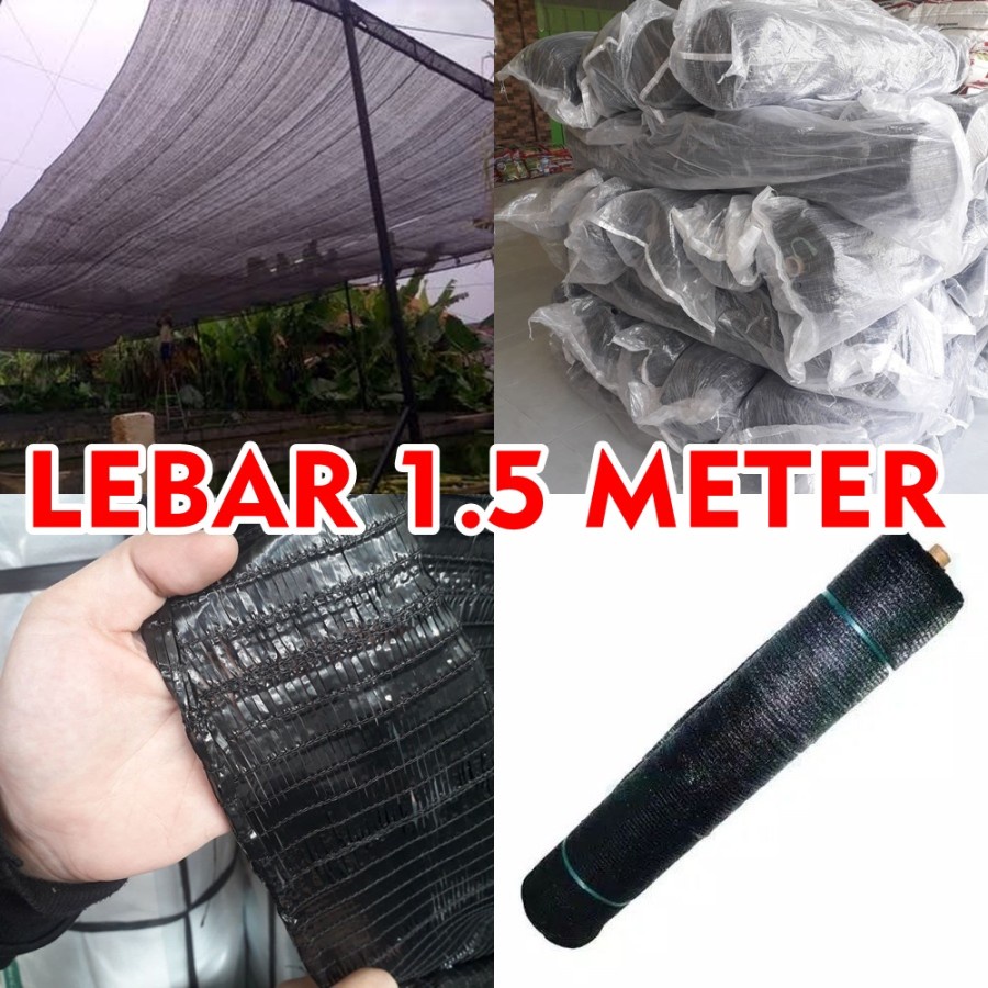 Jaring Paranet / 75%, Lebar 1,5 Meter