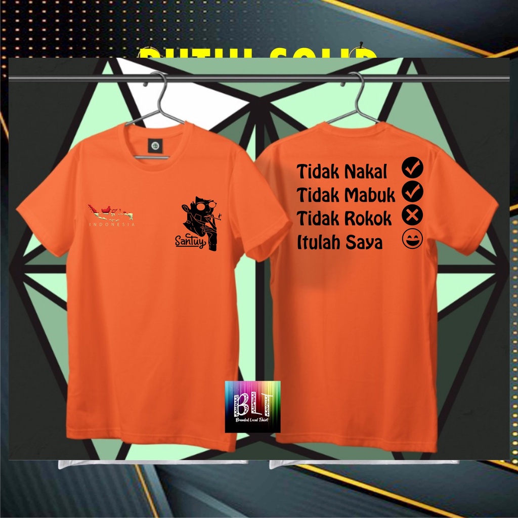 Cod/Promo Diskon Kaos DB Santuy Tidak Nakal Kaos Terlaris Kualitas Terjamin/Kaos Murah/Kaos Cotton 30s/Kaos katun/Pakaian Pria pakaian Wanita/Kaos Distro Pria/Kaos Pakaian Pria Dan Pakaian Wanita/Kaos Kata2 Lucu/Kaos Viral/Kaos Promo/Best Seller