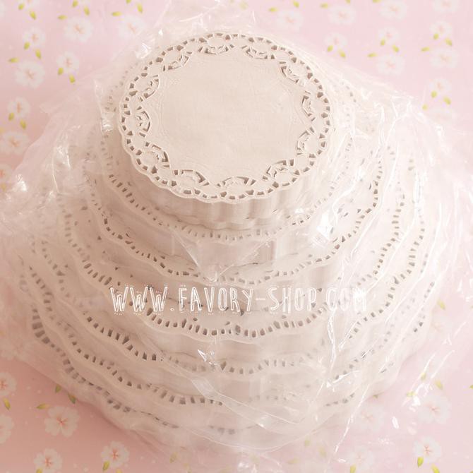 

MURAH Paper Lace Doilies 8.5 Inch Putih / Kertas Alas Renda (isi 250 lbr) PROMO 20%