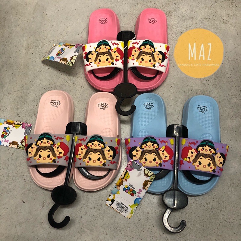 Zandilac Sandal Anak Wanita Slip On Anak Perempuan Cewek Disney Tsum Tsumtsum Princess CH820015WK