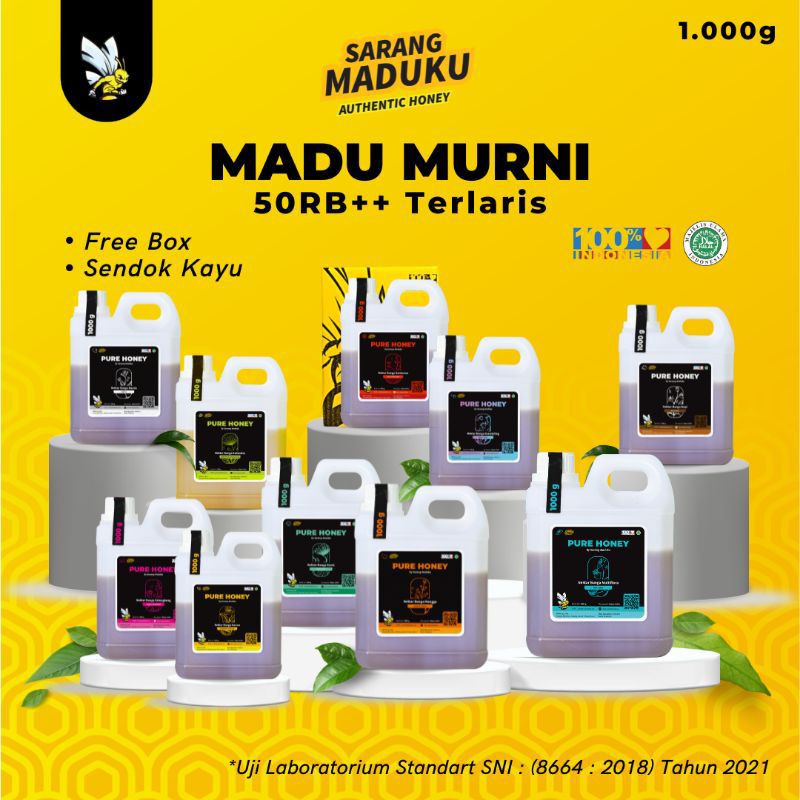 

Madu ASLI Madu Murni, Madu mentah, Madu Budidaya Raw Honey 1kg by Sarang Maduku