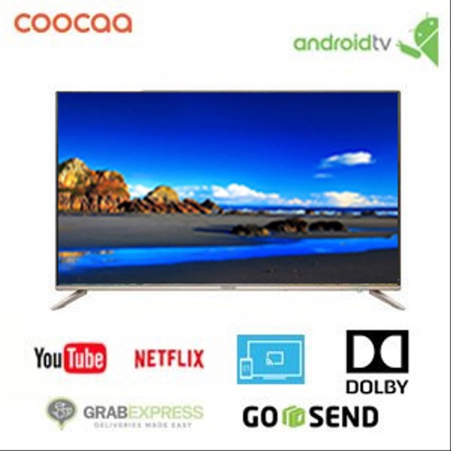 COOCAA LED TV 50 inch 50S5G ANDROID SMART UHD 4K + BREKET TV