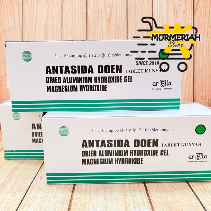 ERELA ANTASIDA DOEN BOX 100 tablet-Obat Maag & Lambung