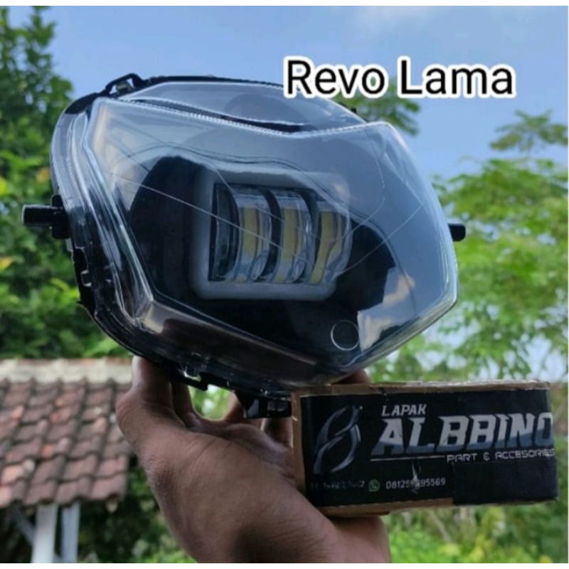 Daymaker Revo Lama Reflektor Costum Revo 110 Robot Revo Generasi Pertama Lampu