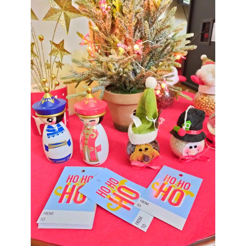 

gift tags Christmas hohoho