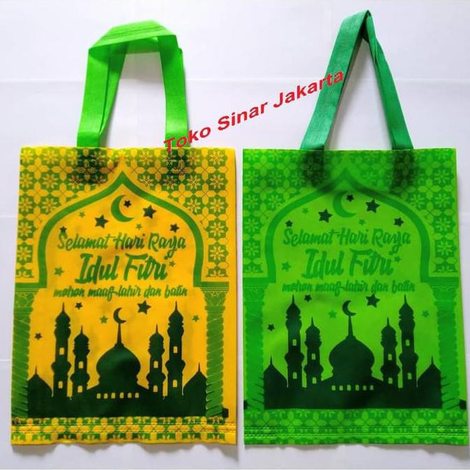 

Open Ds Goodie Bag Lebaran / Idul Fitri / Tas Spunbond 30 X 40 X 10