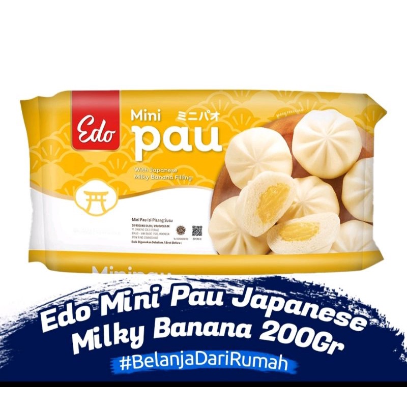 Edo Mini Pau Japanese Milky Banana 200 gr