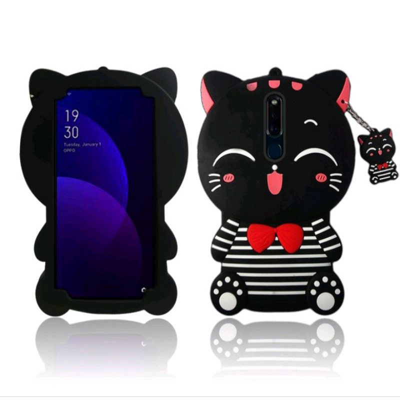 VIVO Y19 Y11/Y12/Y15/Y17 Y19/Y95 Y30/Y50 V15 pro SOFTCASE KARET KARAKTER/SILIKON CASE BONEKA 4D
