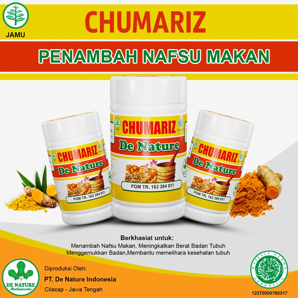 CHUMARIZ HERBAL Penambah Berat Badan Naikkan Berat Badan Alami Obat Penambah Berat Badan Original