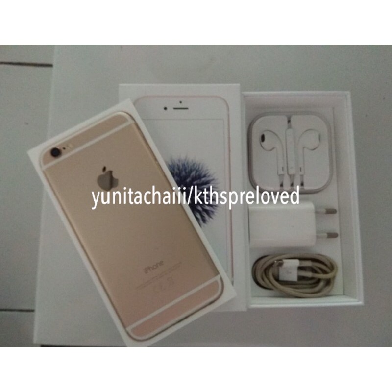 [PRELOVED] IPHONE 6 32GB GOLD SECOND EX IBOX