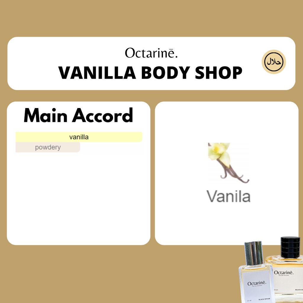 Octarine - Parfum Wanita Tahan Lama Aroma Vanilla Lembut Inspired By Vanilla Body S | Parfume Perfume Farfum Pria Wanita Minyak Wangi Cewek Cowok Murah Original