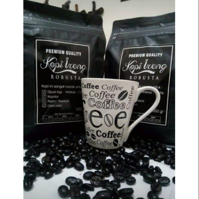 

Kopi Ireng Robusta Black Coffee Kopi Hitam Kemasan 1000gr