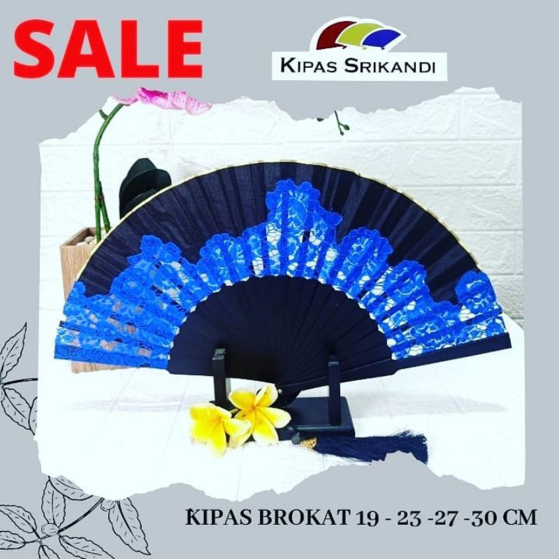 Kipas Tangan/Kipas Tangan Lipat/ Srikandi Brokat(Bisa ukir nama kamu di tangkai kipas)