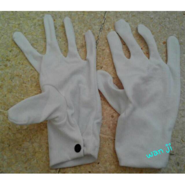 Sarung tangan paskibra/ handglove/ sarung tangan putih