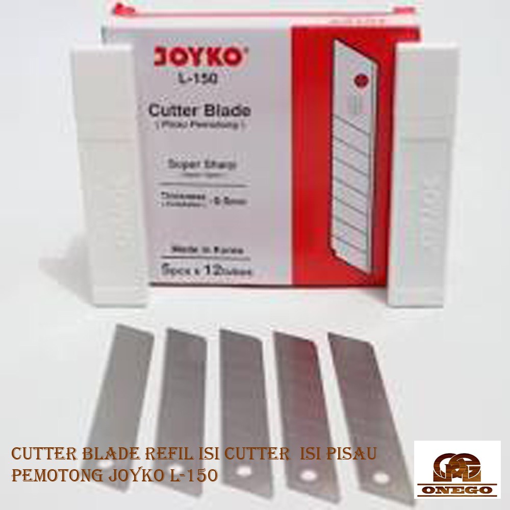 

Cutter Blade Refil Isi Cutter - Isi Pisau Pemotong Joyko L-150