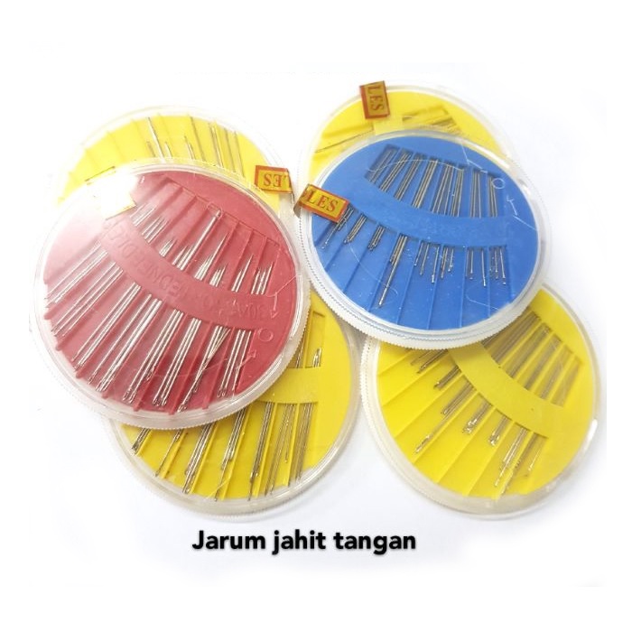 Jarum Jahit Tangan Komplit Set Bulat / Assorted Needle Compacts Set