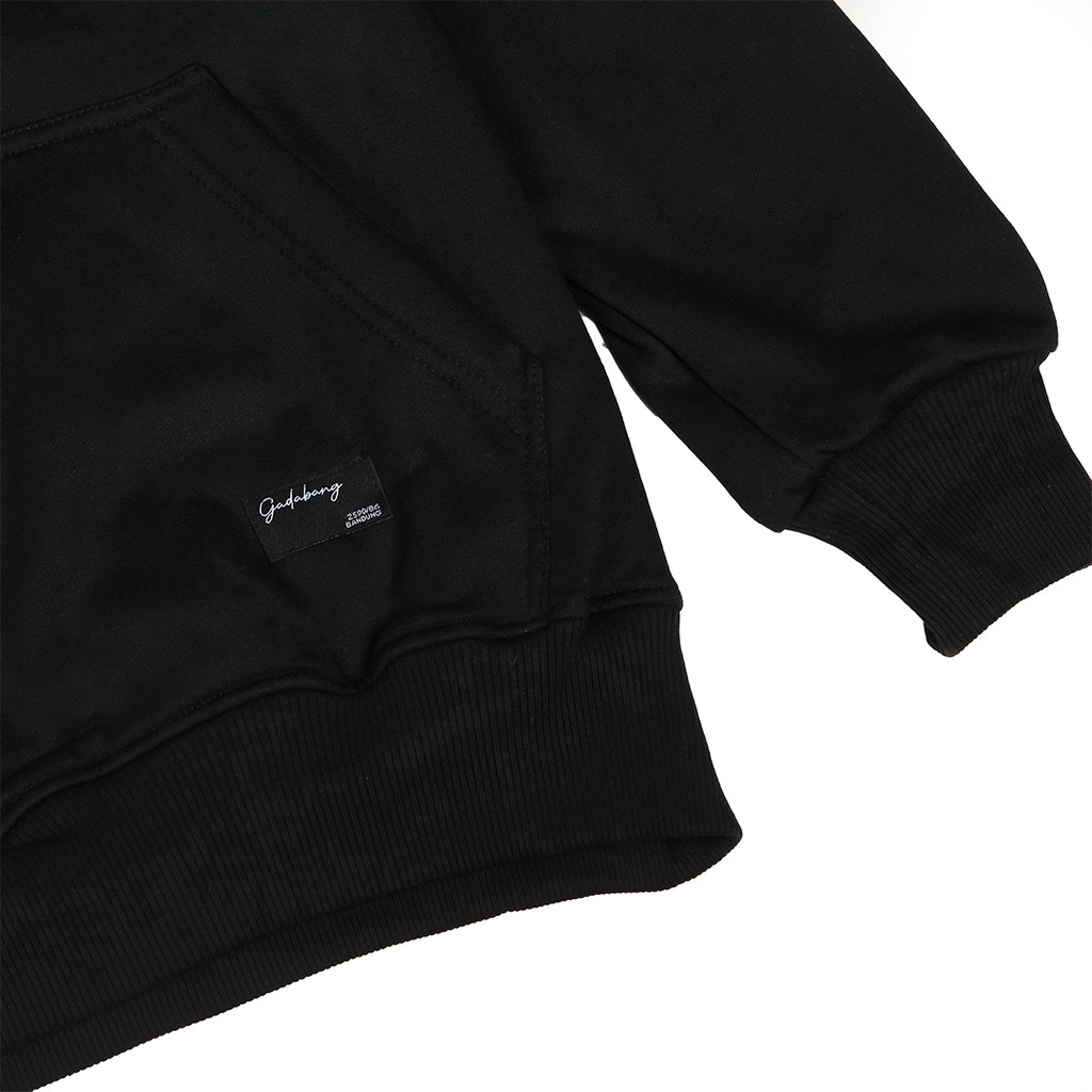 Gadabang Hoodie Abstract Color Chalk Black