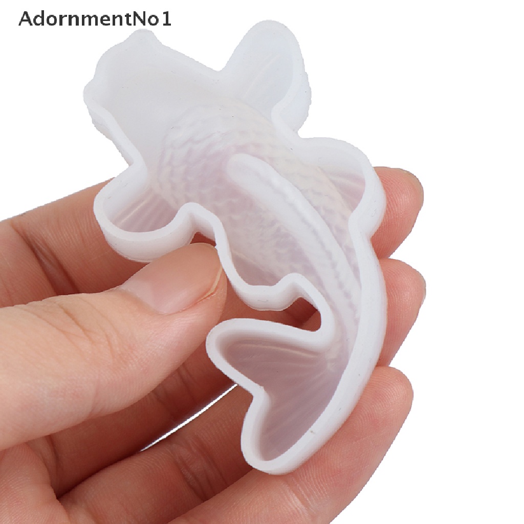 (AdornmentNo1) Cetakan Resin Bentuk Ikan Koi 3D Bahan Silikon Untuk Kerajinan Tangan DIY