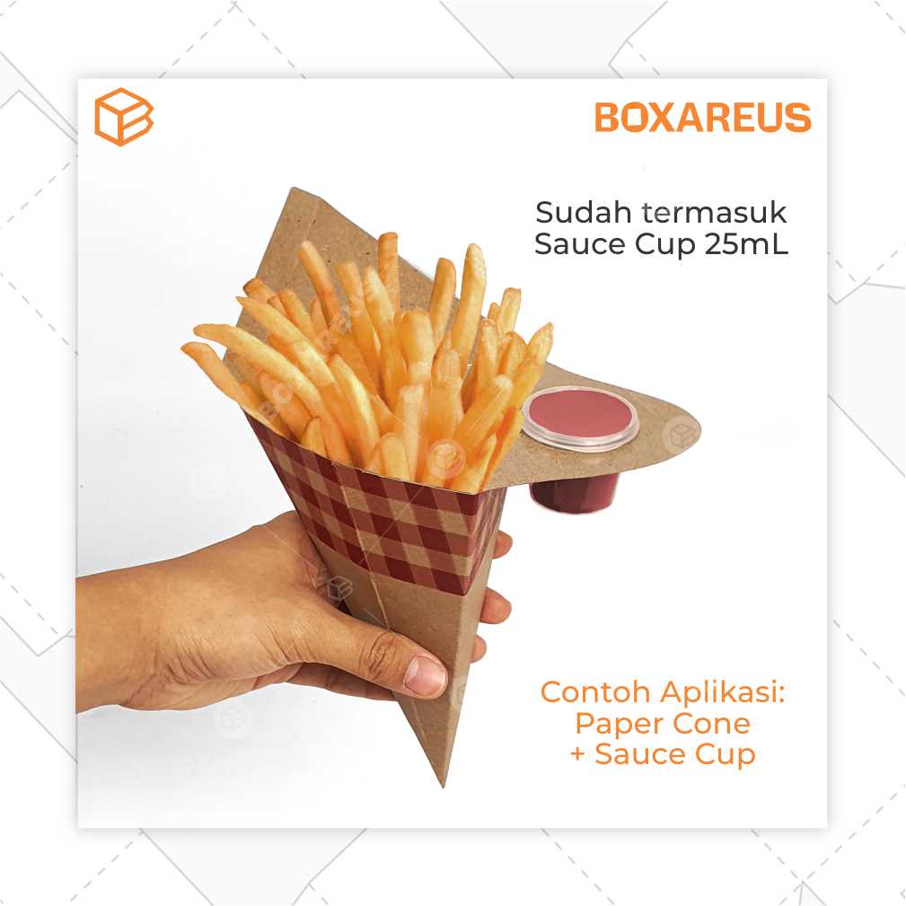 Box Kentang Goreng Dus French Fries Churros Ayam | FP Kentang Brown