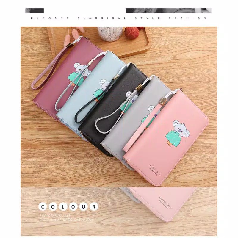 DOMPET PANJANG WANITA KC114 DOMPET IMPORT