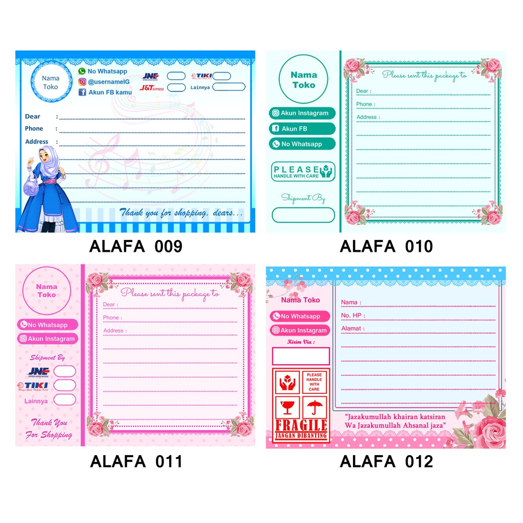 

1 pcs Stiker Pengiriman - Shipping Stiker - Stiker Label - Shipping Label - Label Pengiriman